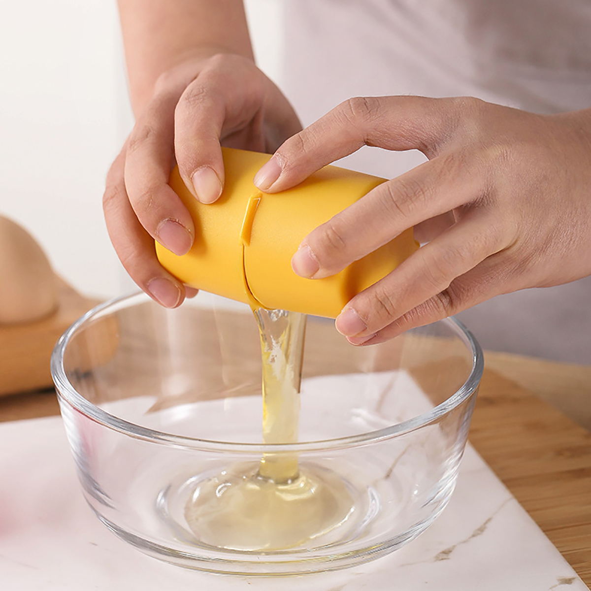 1/3 Pcs Egg Shell Opener Portable Egg Opener Kitchen Handheld Egg Shell Household Press Egg Shell Separator Kitchen Gadget