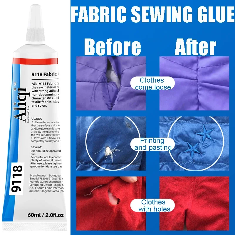 15/60ml stærke tekstillimer, transparent, hurtigttørrende tekstillim, multifunktionel, vandtæt tekstillim, sylim, reparationsværktøj