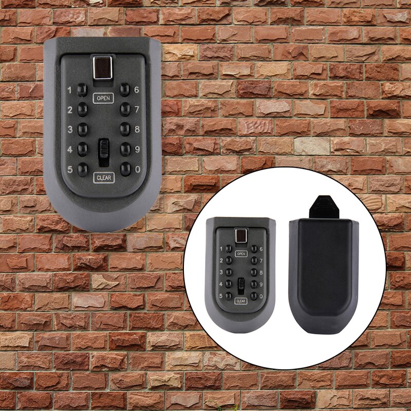 Key Lock Box House Key Storage Lock Box Outdoor Key Safe Lock Box for Outside Sturdy Wall Mounted
