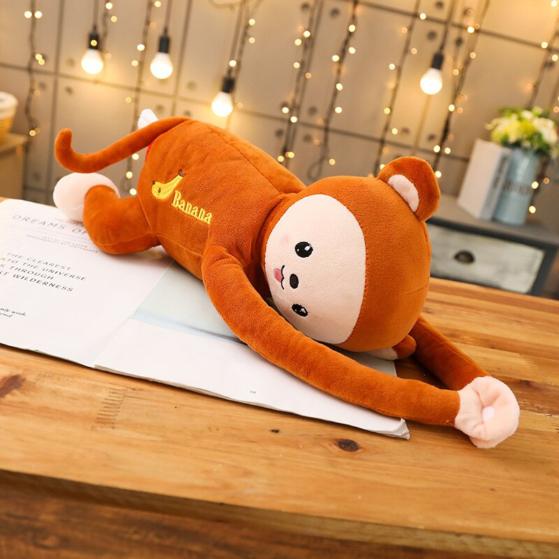 Cute Monkey Plush Toy Tissue Box Pipi Monkey Tissue Box Car Car Tissue Box Animal Tissue Box: B