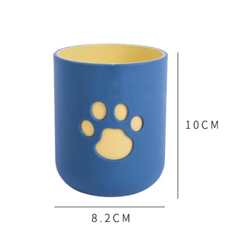Tasse en forme d'animaux | Tasse à dents Durable, grande bouche de chat, Portable voyage tasse à café brosse à dents, tasse de salle de bains, gobelets