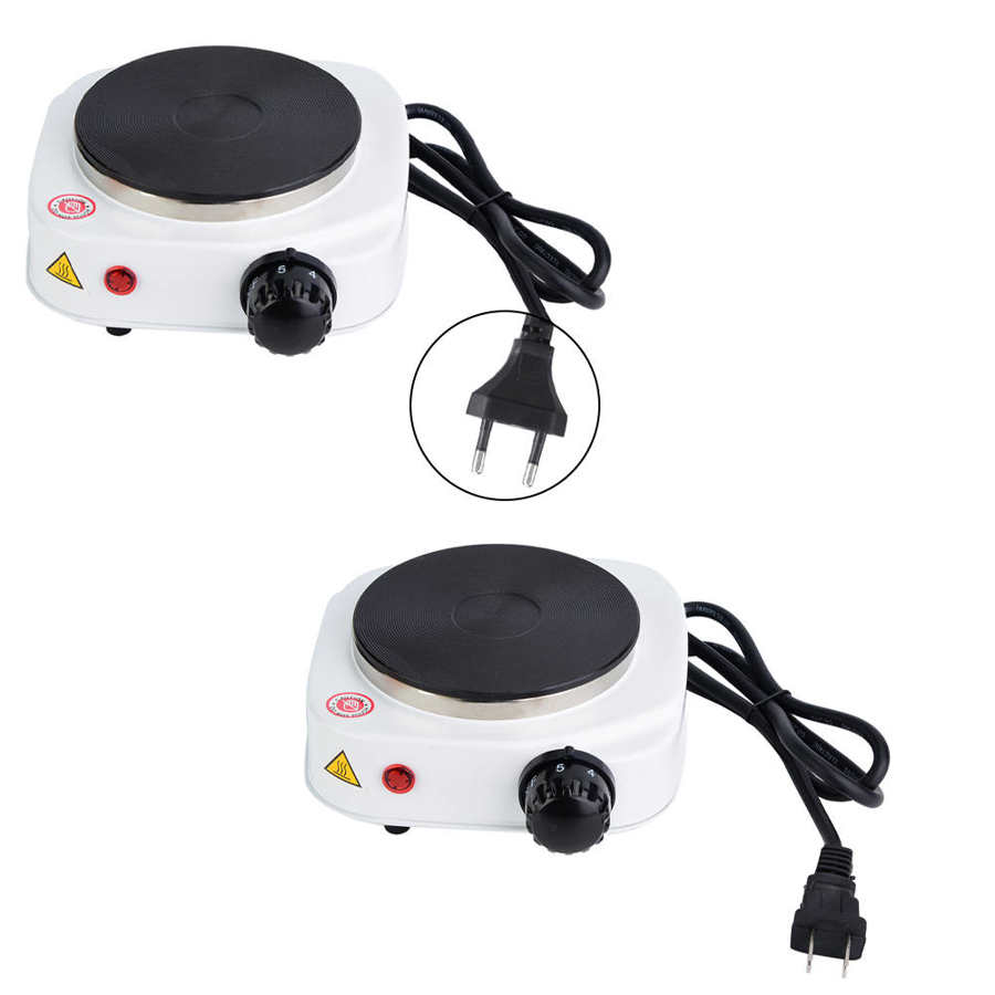 Mini estufa eléctrica placa de cocina leche Agua Café Moka calefacción horno cocina electrodomésticos 500W 110V 220V