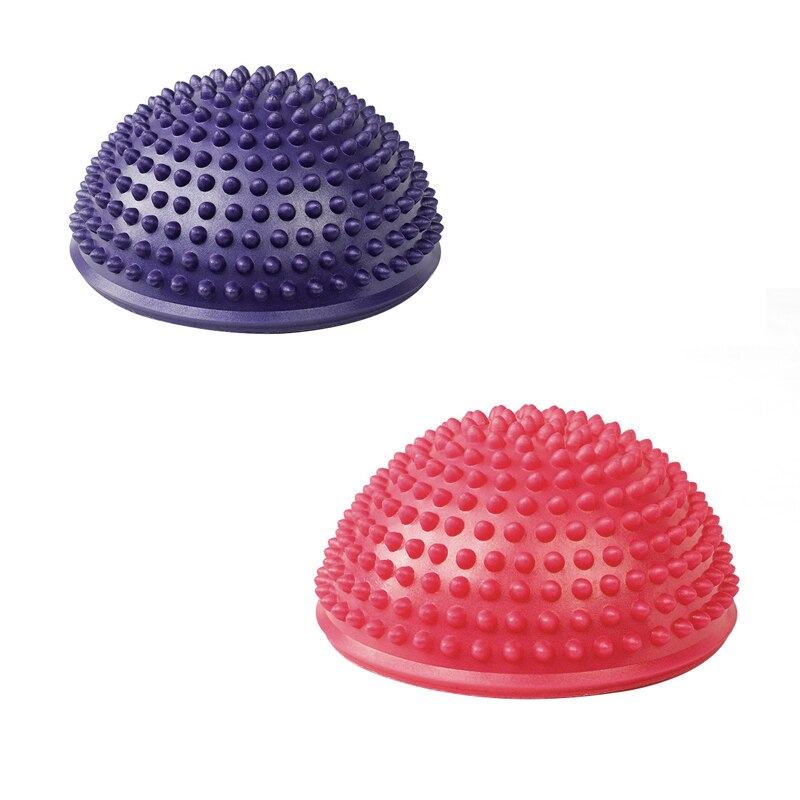 Yoga Balls Exercises Trainer Fitness Balancing Ball Inflatable Half Sphere PVC Massage Balls Stabilizer Massage Point Half Ball