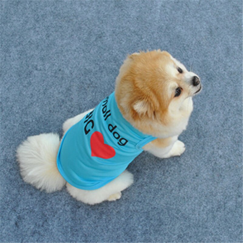 Zomer Hond Vest Katoen Materiaal Zachte Comfortabele T-shirts Huisdier Korte Rok Voor Kleine Honden Teddy Chihuahua Levert