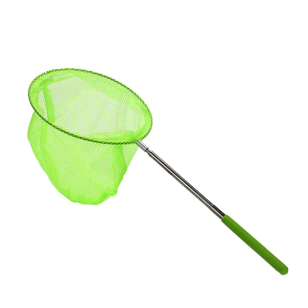 Netto Kids Outdoor Aquarium Telescopische Vissen Insect Vlinder Dragonfly Netto Roestvrij Stalen Staaf Vangen Kikkervisje Vis Netto Kids: green