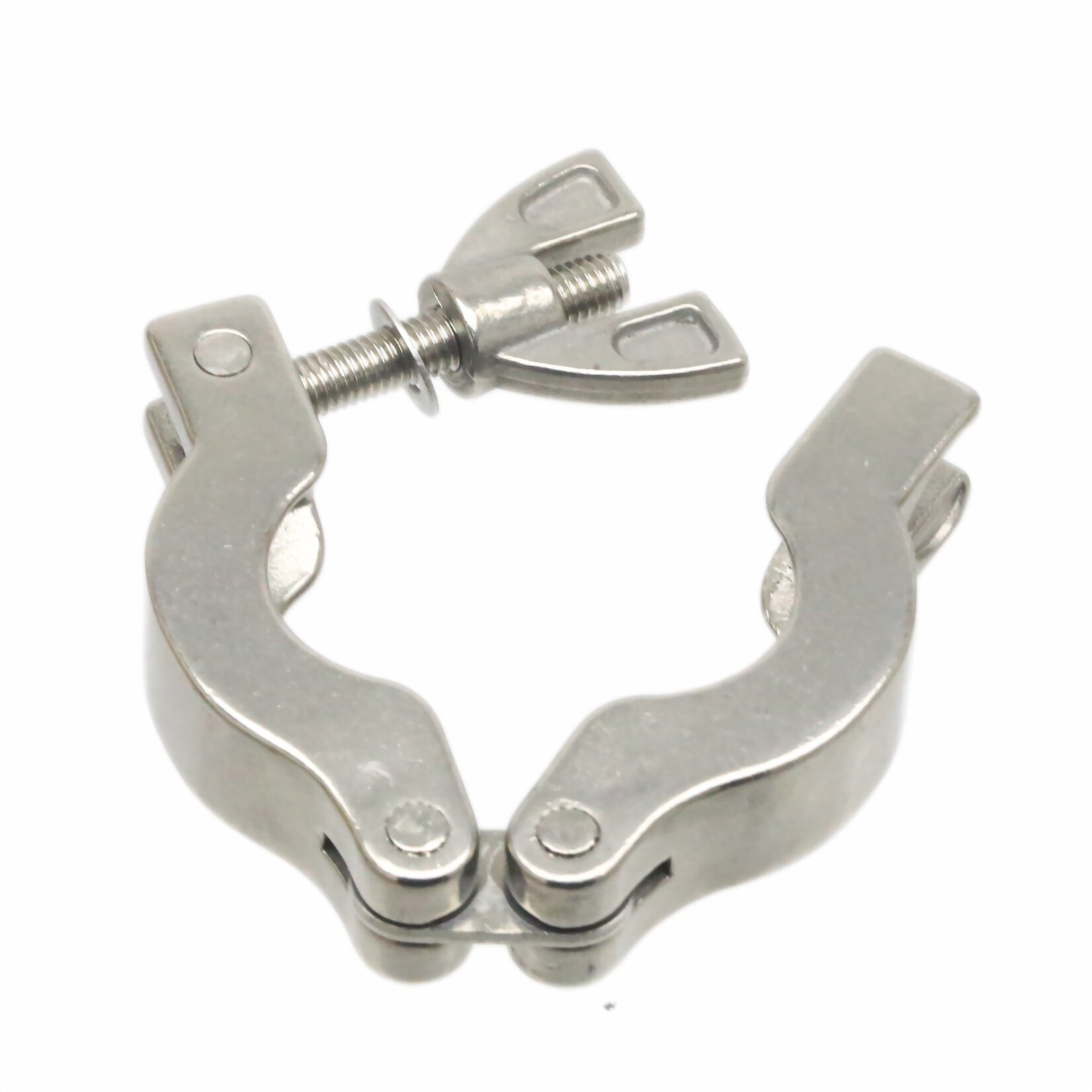 ISO-KF16 NW/KF-16 Hinge Wing-Nut Clamps Stainless Steel 304 Vacuum Flange Fitting (No Centering & O-Ring)