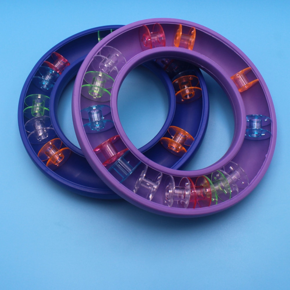 1 Pc Rubber Ring Spoel Opbergdoos Houder Naaien Gereedschap Plastic Spoel Opbergdoos Rubber Ring Naaien Accessoires