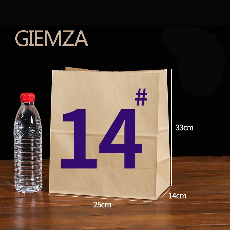 Giemza 100 Stuks Wegwerp Voedsel Containers Fijne Kraftpapier Zak Voor Voedingsmiddelen Moer Bloem Recyclebaar Party Bag Droge Verpakking: NO.14