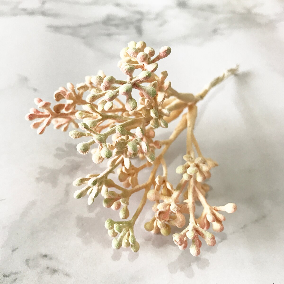 6 stykker jule kunstig plante græs bryllup juledekoration håndværk krans tilbehør kunstige blomster buket: 3
