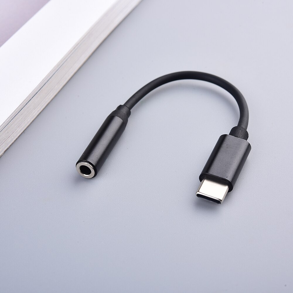 Type C 3.5Mm Jack Koptelefoon Usb C Tot 3.5Mm Dac Hoofdtelefoon Adapter Digitale Audio Kabel Voor Htc U12 plus U11 Leven U11 + U20 Samsung: Default Title