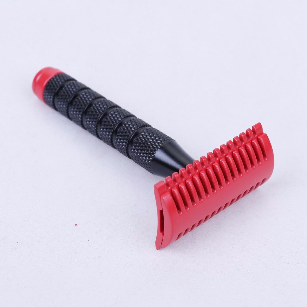 Yaqi mini sikkerhedsbarbermaskine i rød og sort farve