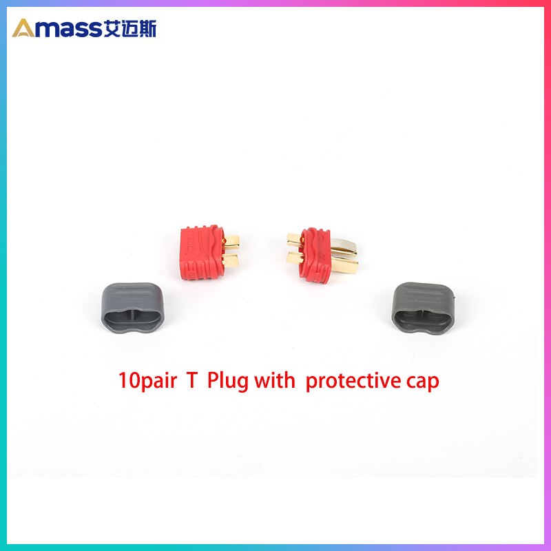 Amass AS150 EC5 XT150 XT90 XT90S XT60 MT30 MT60 T Plug Connector: 10 pair T