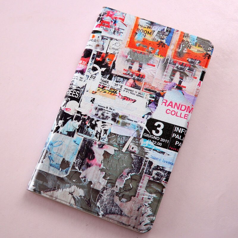 Fodral för huawei mediapad  t3 10 fodral ags -w09 ags -l09 ags -l03 slim hopfällbart stativ flip-fodral för huawei  t3 9.6 fodral surfplatta funda: Stil 11