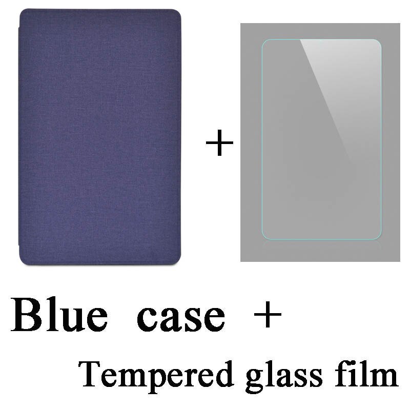 Etui til alldocube x neo 10.5 tommer tablet anti-kollisionsbeskyttelse stativ cover cover til cube x neo: Stil 1 blå-tg flim