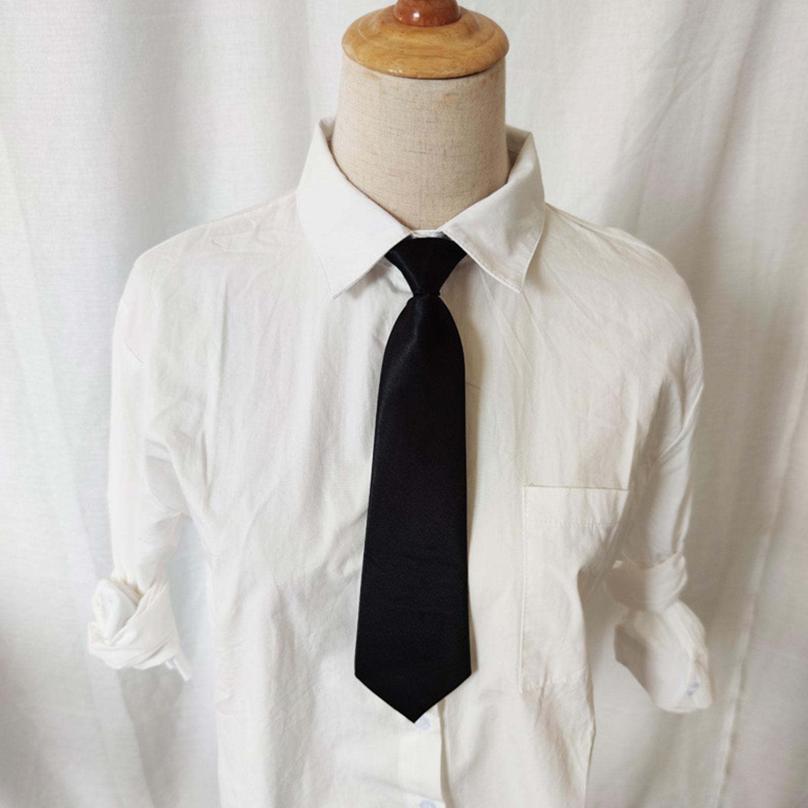 Corbata de cuello elástica de satén preatada para niños, corbata corta para niños, Linda decoración para traje de combinación para niños, corbata de uniforme, accesorios Casuales