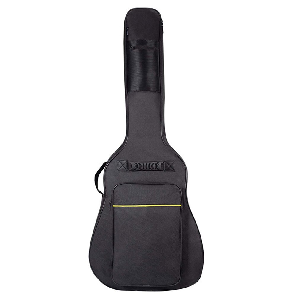 Carry Oxford Cloth Pockets Case Soft Interior Travel Zipper Cover Thicken Padded Protective Guitar Bag Full Size Waterproof