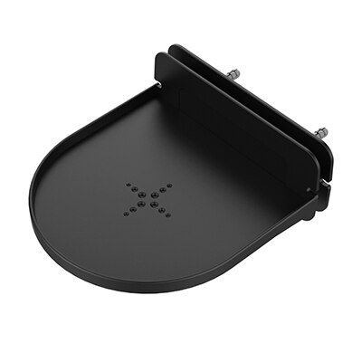 Vægophæng holder til hjem mesh wifi system support tenda nova linksys velop tp-link d-link google nest wifi router: 1x stk / Sort