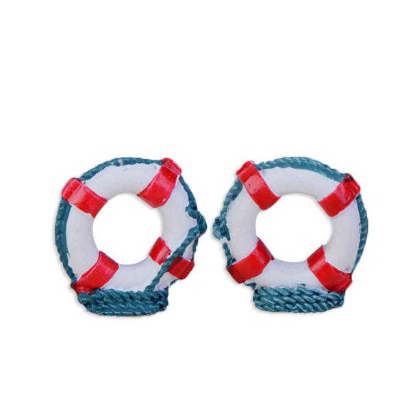 2Pcs Mediterrane Stijl Decoratieve Reddingsboei Thuis Marine Beach Decor