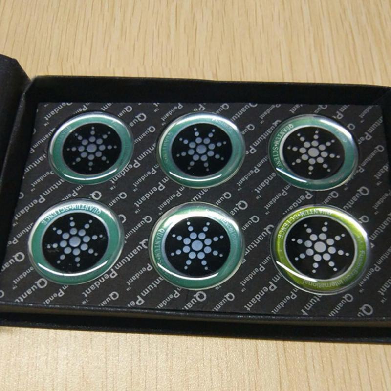 6 pièces/lot autocollant téléphone Anti Radiation économie d'énergie support Anion énergie ronde pour téléphones IPAD tablettes