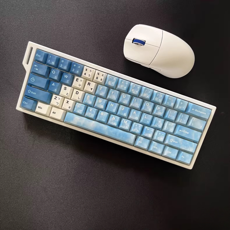 Funda para teclado de aleación de aluminio Gh60 Hm66, funda para teclado mecánico para juegos Cnc personalizado 60% para ordenador Wooting60he Mojo60 Xr60 Hm66