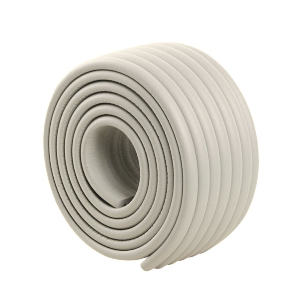 2m Baby Safety Corner Protector Solid Safety Edge Guards Children Protection Security Tape Wall Angle Form Kids Child Protector: Gray 