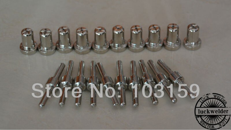 20pcs LG-40 PT-31 Plasma Cutting Consumable Extended Nickel-plated CUT-40 CT-312