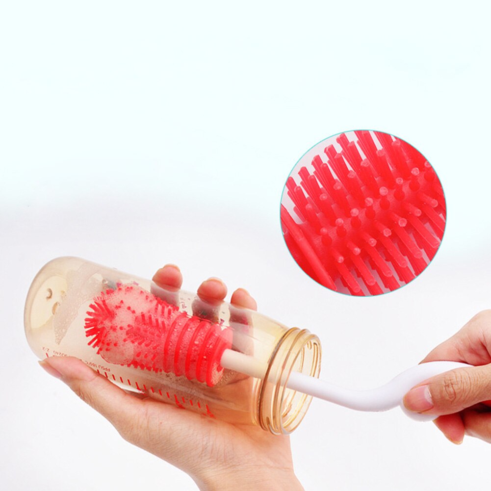 Multi-funzionale Del bambino Tazza Da Cucina Domestica di Alimentazione-bottiglia di Spazzola Portatile cibo-grado silicone Strumento di Pulizia di Lavaggio Morbido