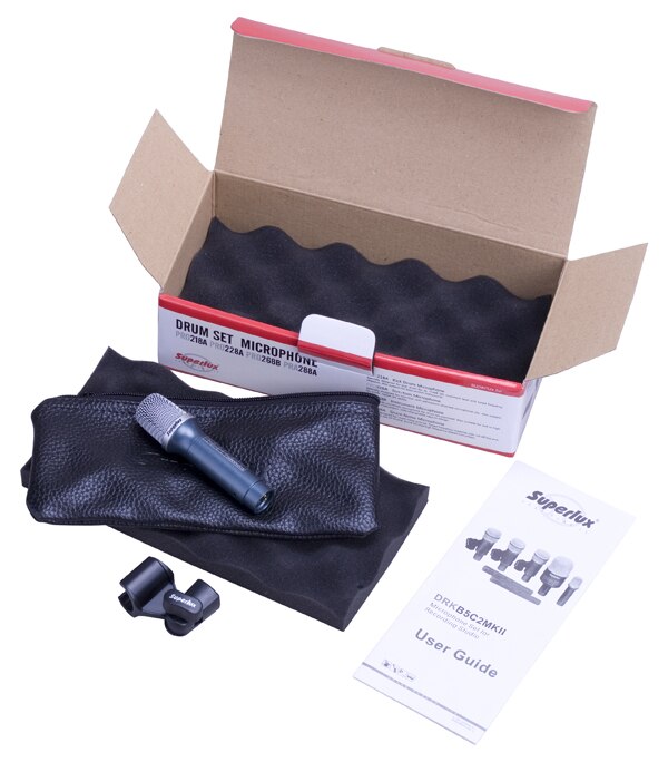 Superlux pra 288a muziekinstrumenten microfoon snaredrum opnamemicrofoon, voor het opvangen van snare-geluiden, klarinet, suona