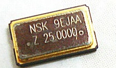 25m 25 mhz 25.000 mhz 6*3.5mm 6035 2 pin smd xtal krystal oscillator  x 50 stk.