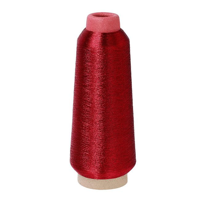 1Pcs 3200M/Roll Metallic Embroidery Crochet Knitting Yarn Cross Stitch Metallic Yarn Threads Embroidery Threads: J-41