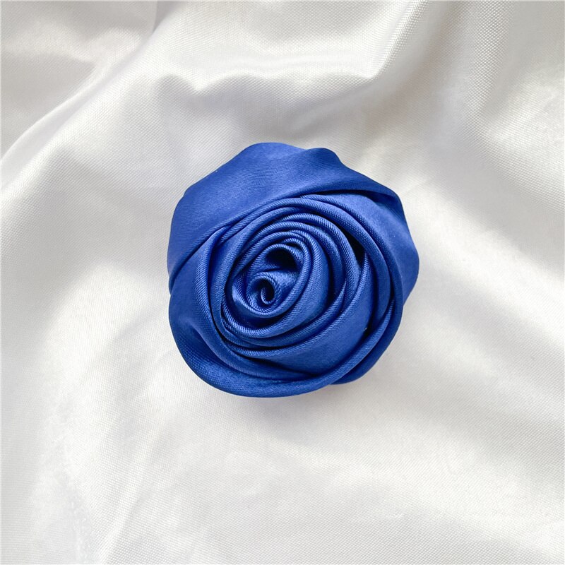 INS Satin Rose Phone Stand Flowers Foldable Phone Grip Support IPhone Samsung Xiaomi Phone Accessories: Dark blue