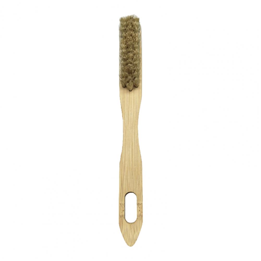 Brosse d'escalade à poils souples, épurateur d'escalade, brosse d'escalade en bois Durable avec poignée ergonomique épaisse pour l'intérieur: Rouge