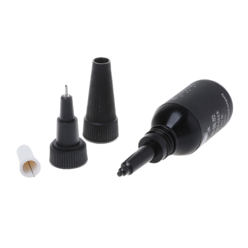 Colle ultraviolette adhésif lumineux UV liaison forte pour cristal de verre en céramique