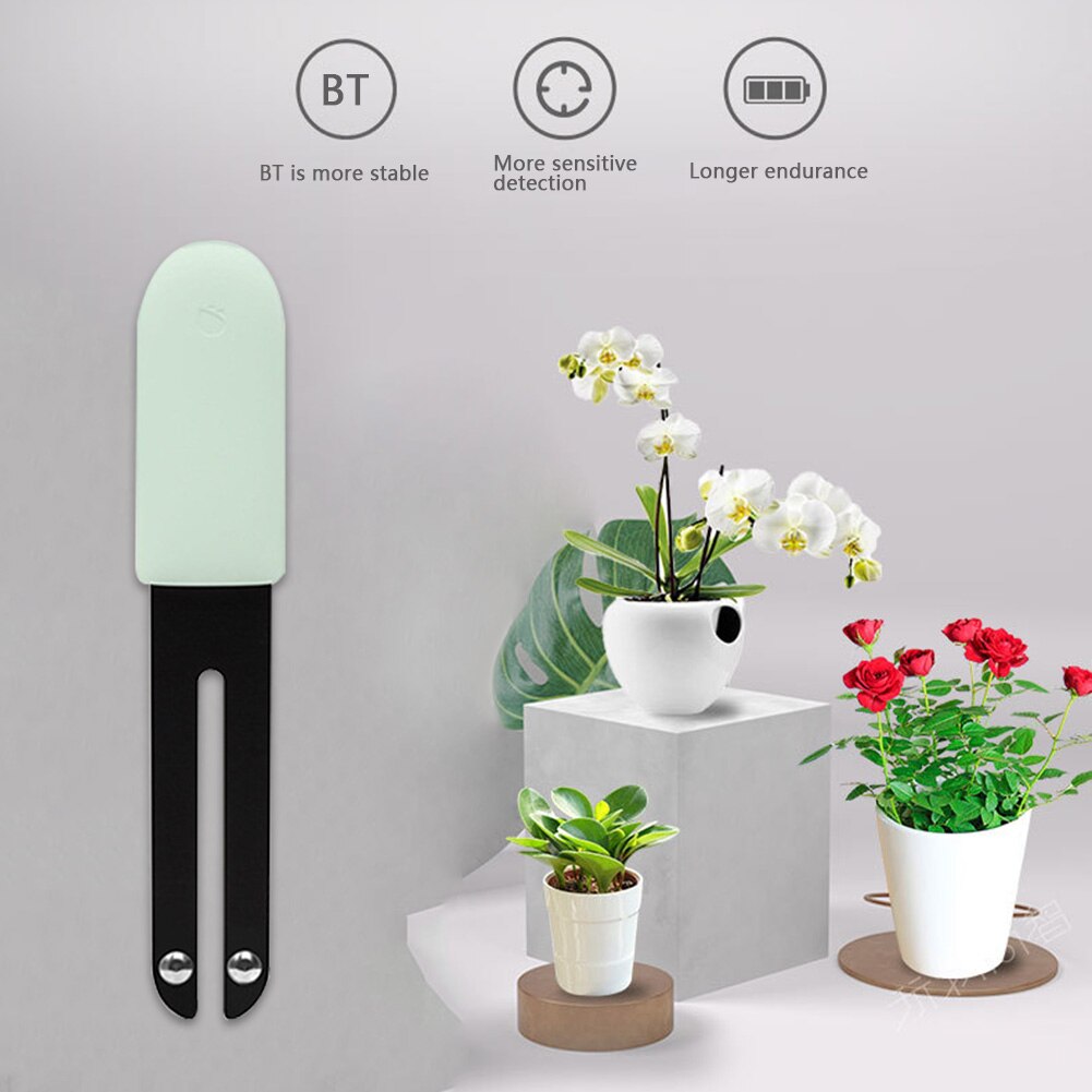 Soil Moisture Tester Humidimetre Meter Bluetooth Soil Detector Nutrient Water Sunlight Tester Sensor for Plants Flowers