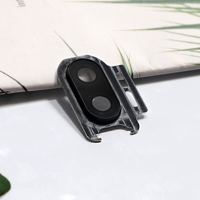 Oneplus 6t original til oneplus 6t one plus kamera linse glas med rammeholder reparation baghus dæksel reservedele