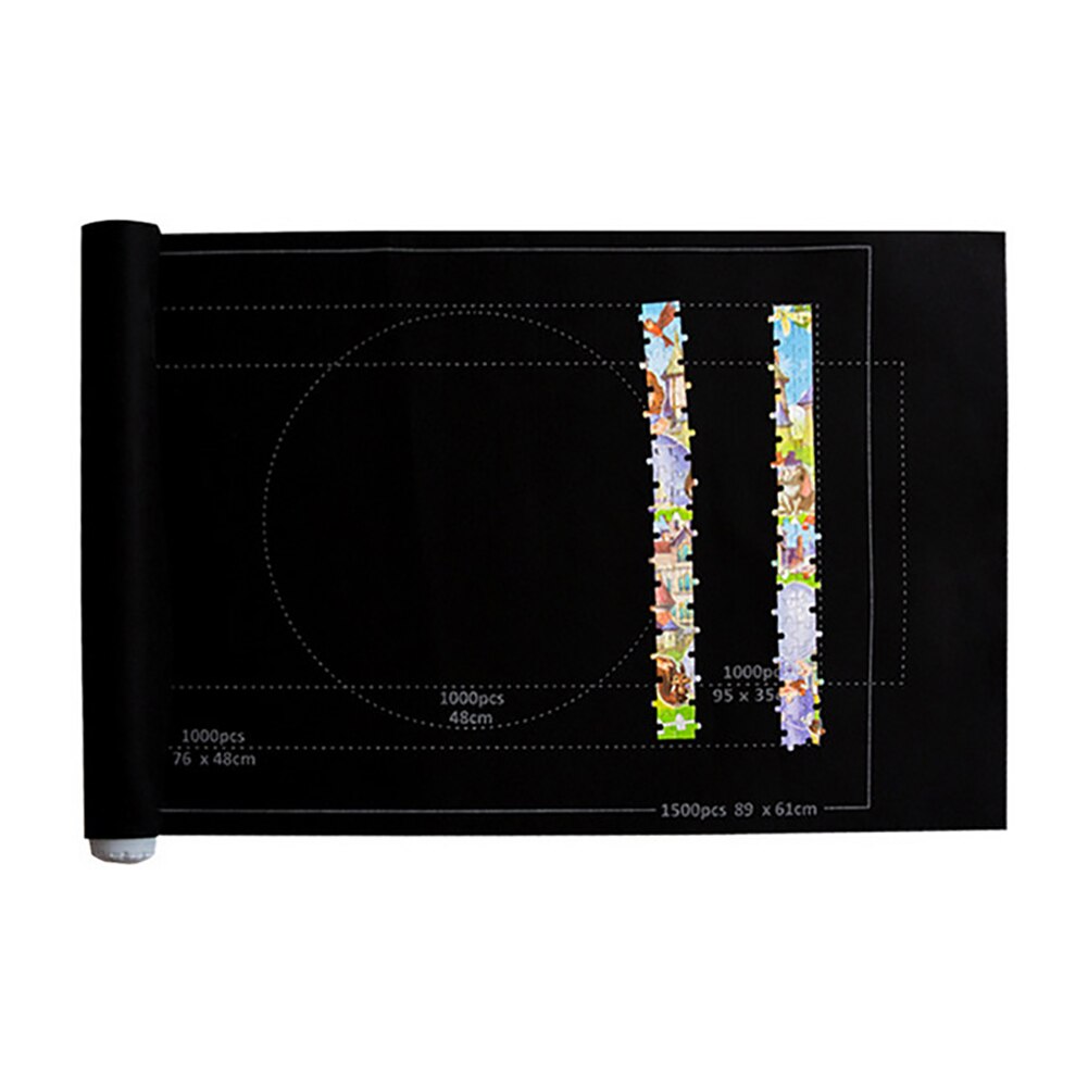 Puzzles feutre tapis grand pour 1500 pièces Puzzle tapis de jeu accessoires de Puzzle intérieur divertissements ensemble enfants bébé Puzzle tapis de rangement: A3 1pcs Felt Mat