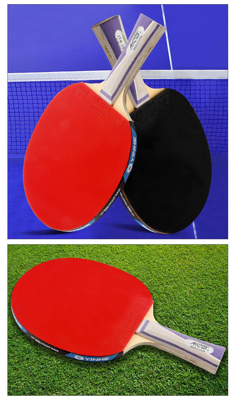 Raqueta de tenis de mesa Yinhe Galaxy 9 Star para Pips nacionales-en raquetas terminadas raqueta deportiva de tenis de mesa con bolsa