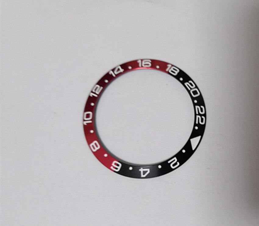 water ghost outer ring scale ring aluminum ring aluminum outer ring dial dial outer ring: RED BLACK