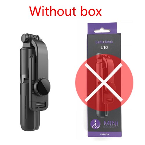 Roreta – mini perche bluetooth en alliage d'aluminium, monopode extensible avec obturateur et télécommande pour IOS et Android: Without box