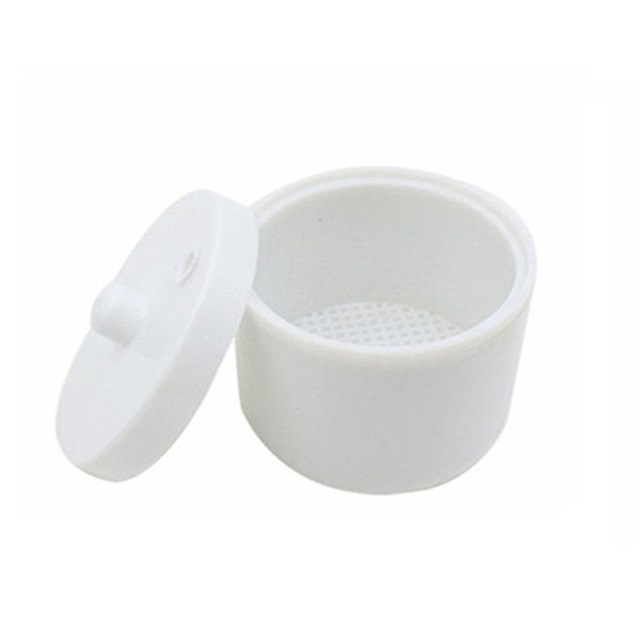 Caja de desinfección de fresas dentales, caja esterilizadora de dentista resistente al calor, brocas de bloque, caja de inmersión de limpieza, herramientas de odontología: Multicolor