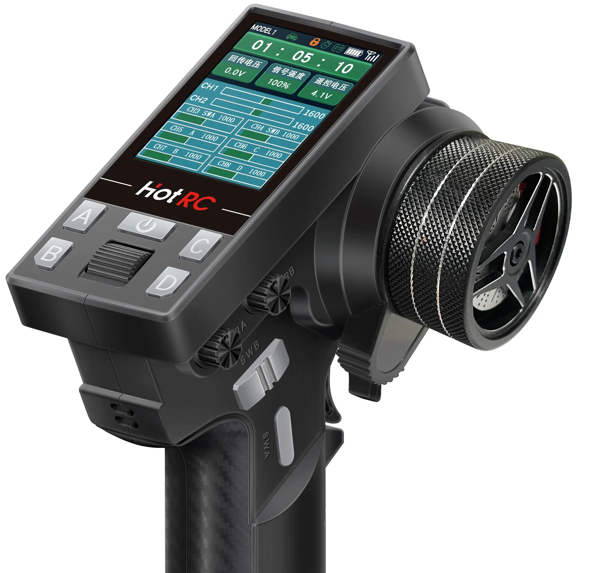 HOTRC 8CH 10CH CT-6B CT-8B 2.4G Transmitter Remote Control Gyro F-04A F-06A F-08A F-01AT Receiver for RC Cars Boat Tank Toy