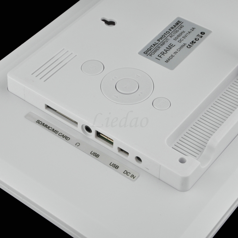 Liedao marco de fotos Digital de 10 pulgadas pantalla LED retroiluminación HD álbum electrónico foto de música vídeo porta retrato digital