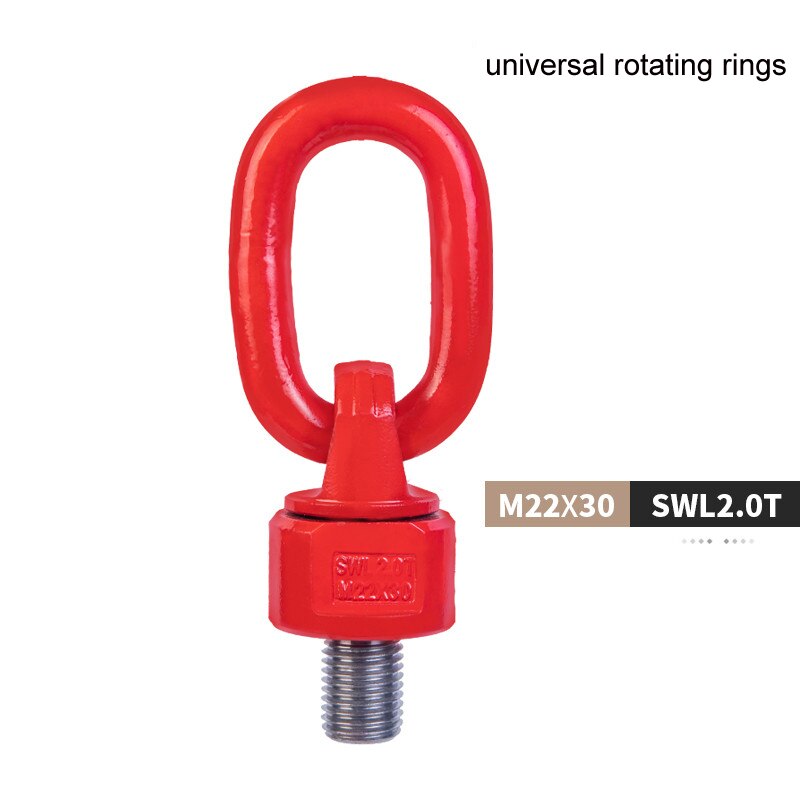 Universal lifting ring 360 degree rotation lifting ring screw high strength die connecting bolt screw M16 / 20 / 22: M22X30