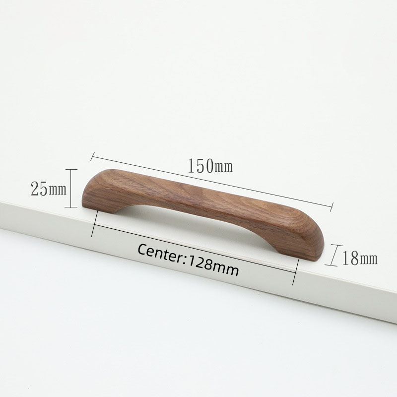 Natural Kitchen Furniture Wooden Handle Solid Wood Handles for Cabinets and Drawers Closet Dresser Wardrobe Pulls Wooden Handles: green