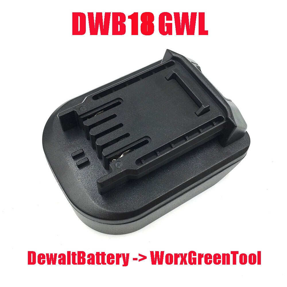 Adaptador DCB200 DM18M etc. Convertidor Utiliza batería de iones de litio Dewolt 18V en Makita Milwaukee Busch Ryobi Hitache Metabo Worx Alex herramienta: DWB18GWL