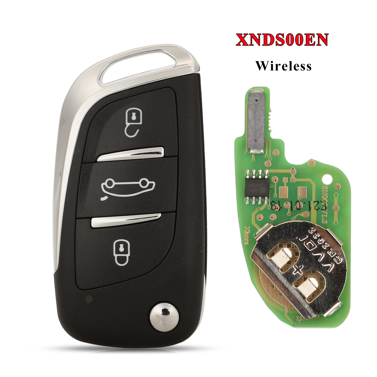 jingyuqin Xhorse XNFO01EN /XNHO00EN /XNTO00EN XNDS00EN Wireless Universal Remote Key For VVDI2/VVDI Key Tool English Version: XNDS00EN Wirless