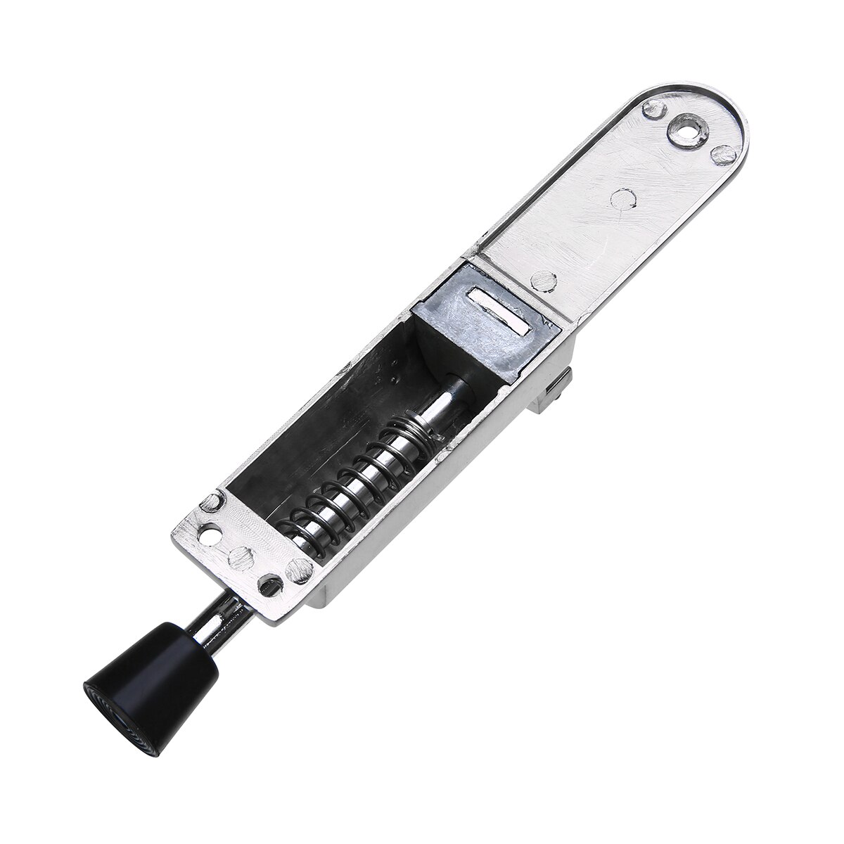Luxe Rvs Telescopische Deur Stopper Zilver Lente Geladen Stap-Op Deur Houder Deur Stopt Voor Meubels Hardware
