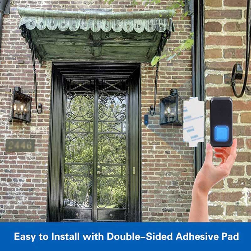 Wireless Door Bell Doorbell Waterproof Wall Plug In Chime Receivers 300M Long Range smart Door Bell Security