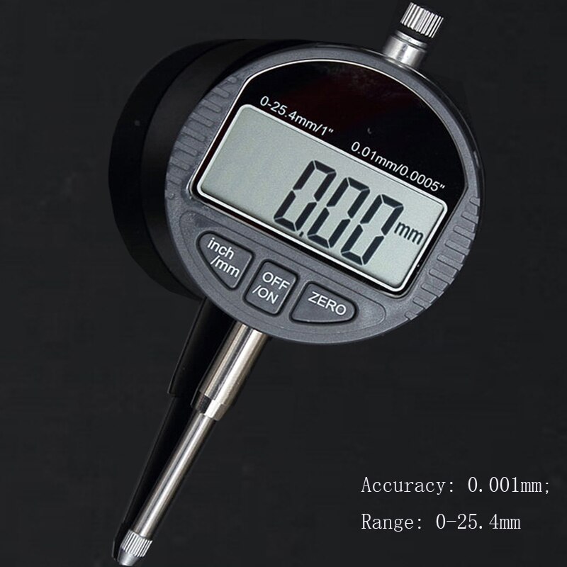 digital indicator 0-12.7mm digital dial indicator 0-25.4mm /0.01 electronic indicator digital dial gauge