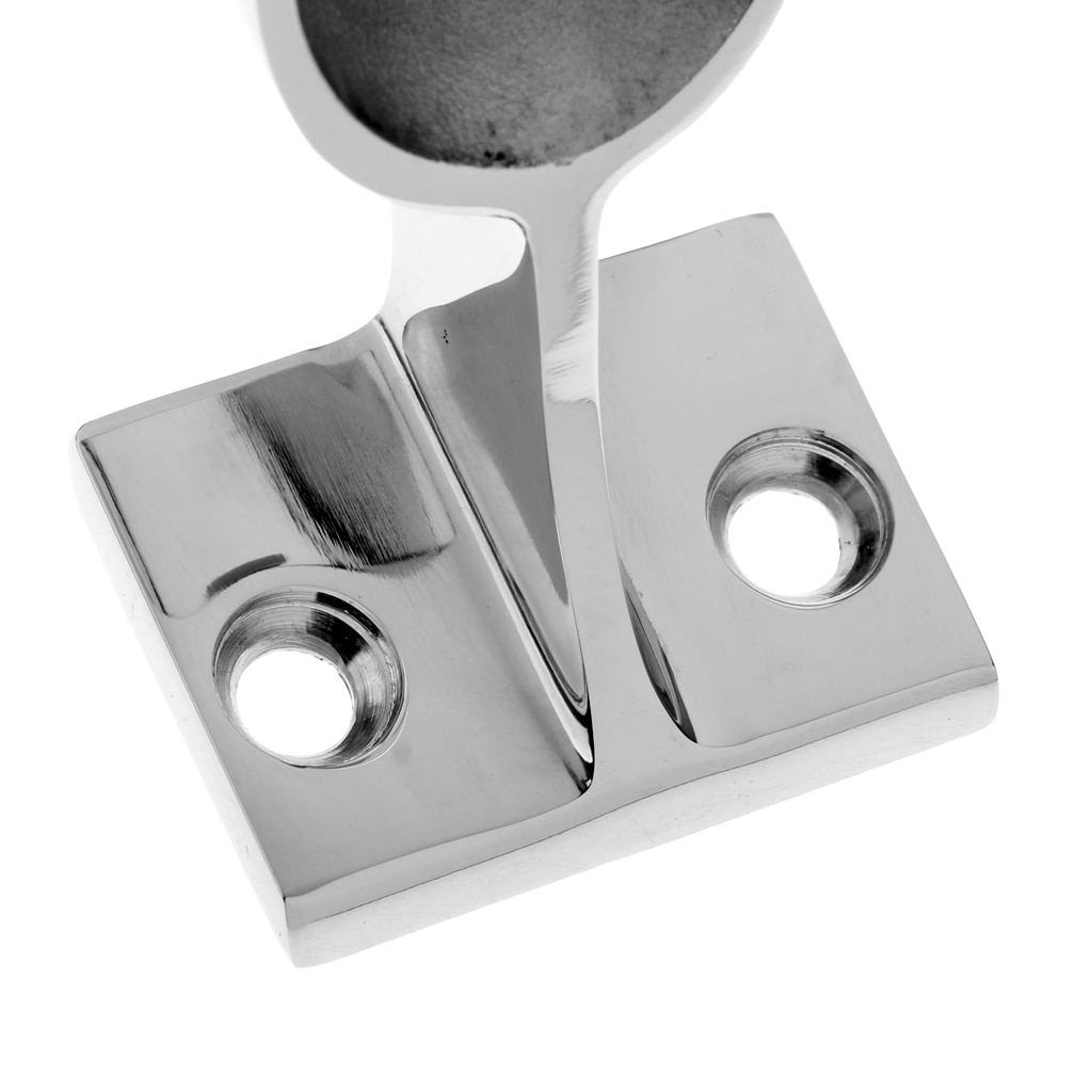 Boat Handrail Fitting Center Stanchion Marine Grade 316 Stainless Steel Corrosion Resistant Durable